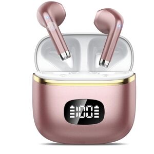 NIB Pomuic Rose Gold W23 True Wireless Earbuds